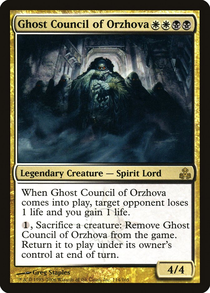 Ghost Council of Orzhova [Guildpact] Magic: The Gathering