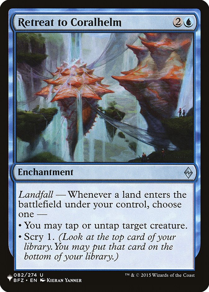 Retreat to Coralhelm [The List] Magic: The Gathering