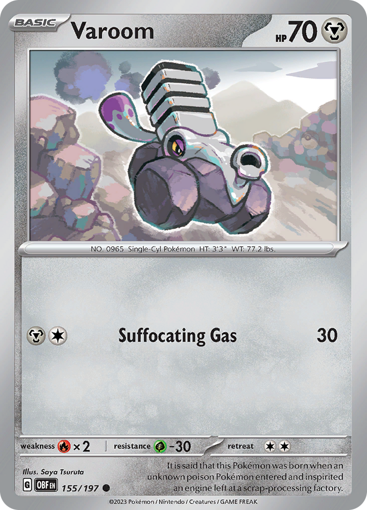 Varoom (155/197) [Scarlet & Violet: Obsidian Flames] Pokémon