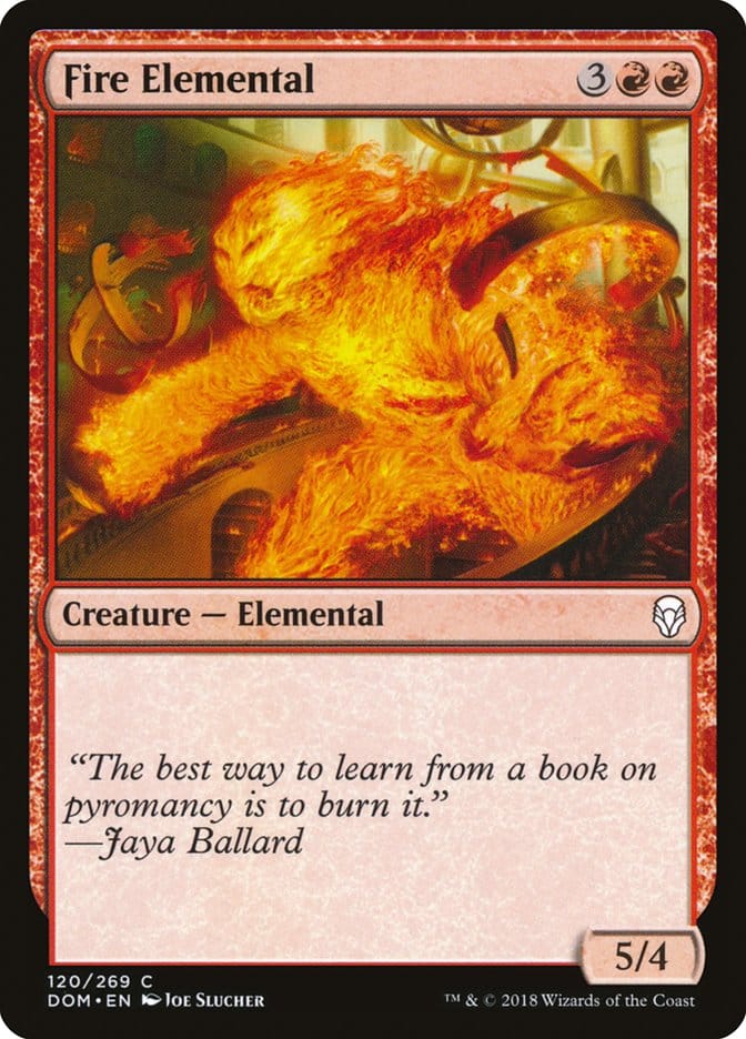 Fire Elemental [Dominaria] Magic: The Gathering