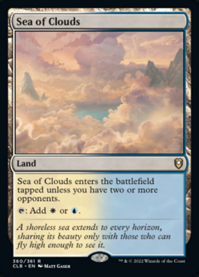 Sea of Clouds [Commander Legends: Battle for Baldur's Gate] Magic: The Gathering