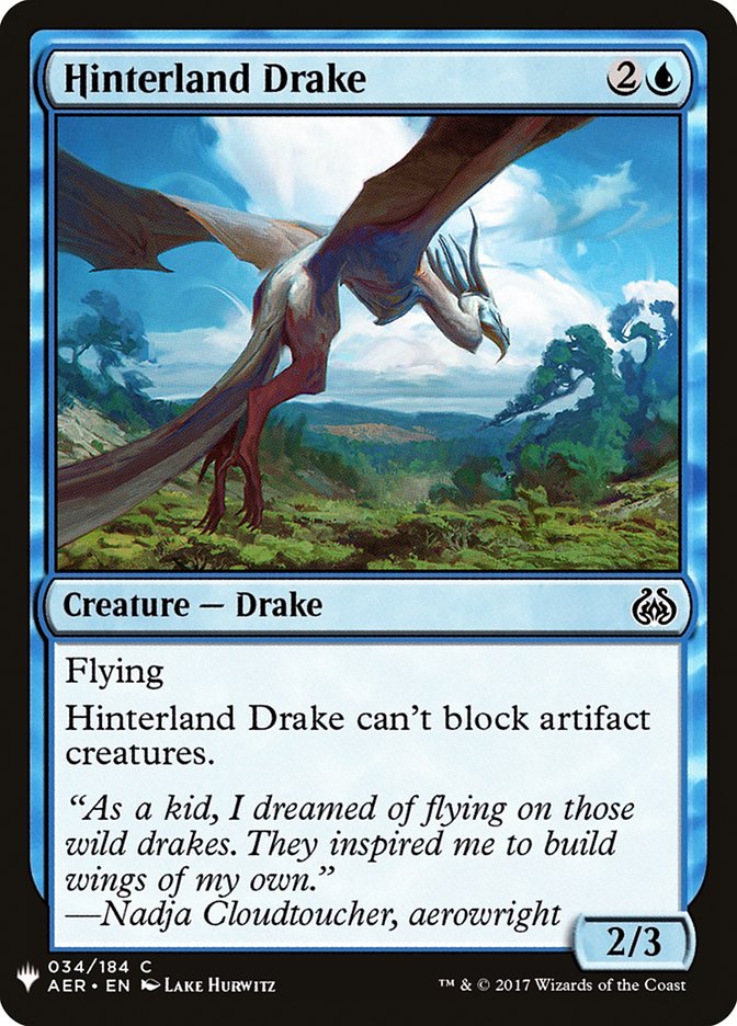 Hinterland Drake [Mystery Booster] Magic: The Gathering