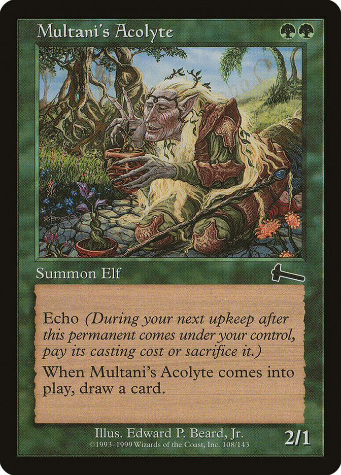 Multani's Acolyte [Urza's Legacy] Magic: The Gathering