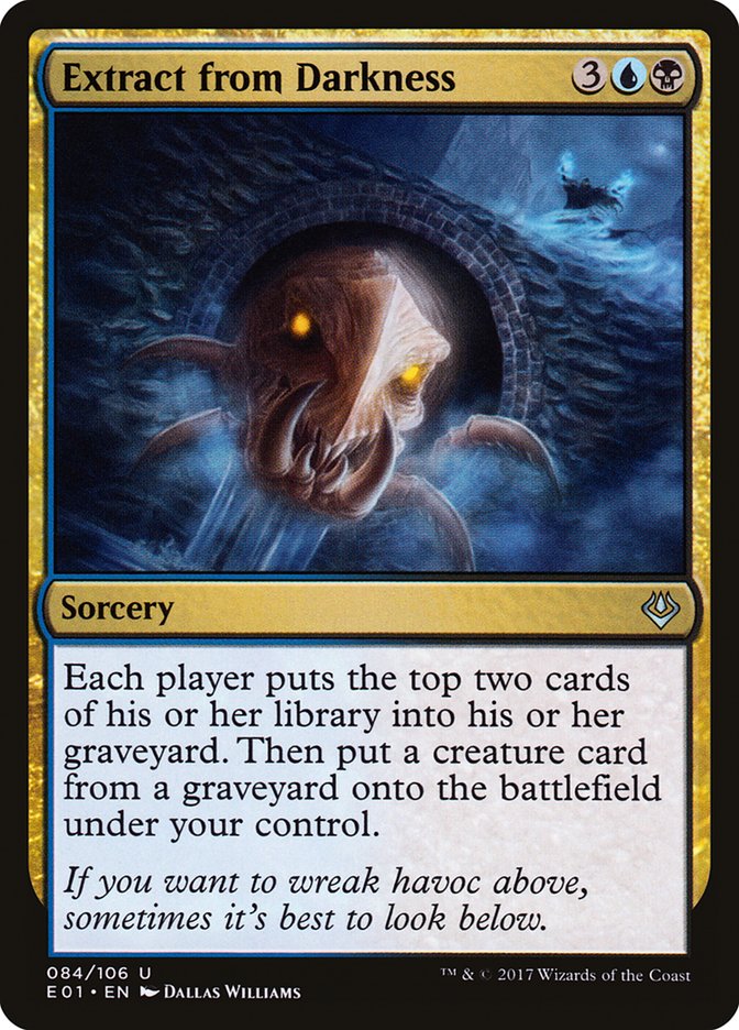 Extract from Darkness [Archenemy: Nicol Bolas] Magic: The Gathering