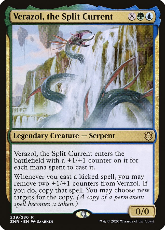 Verazol, the Split Current [Zendikar Rising] Magic: The Gathering