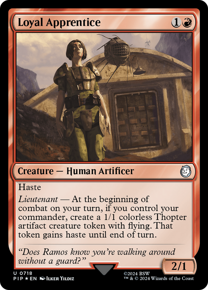Loyal Apprentice (Surge Foil) [Fallout] Magic: The Gathering