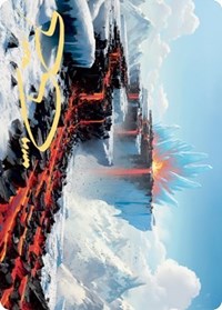 Surtland Frostpyre Art Card (Gold-Stamped Signature) [Kaldheim Art Series] Magic: The Gathering