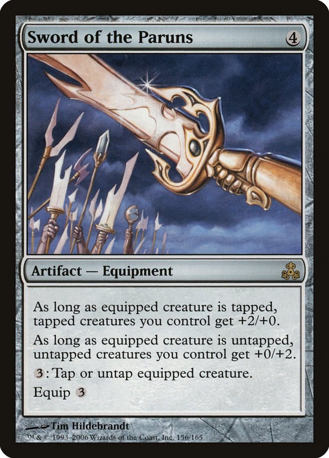Sword of the Paruns [Guildpact] Magic: The Gathering