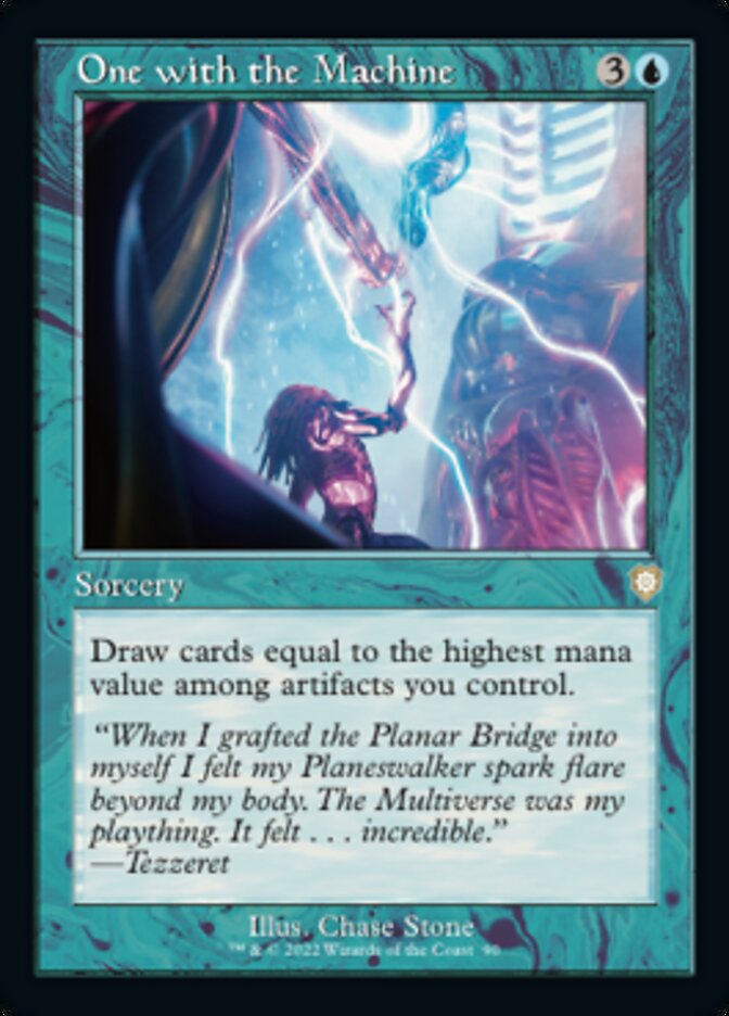 One with the Machine (Retro) [The Brothers' War Commander] Magic: The Gathering