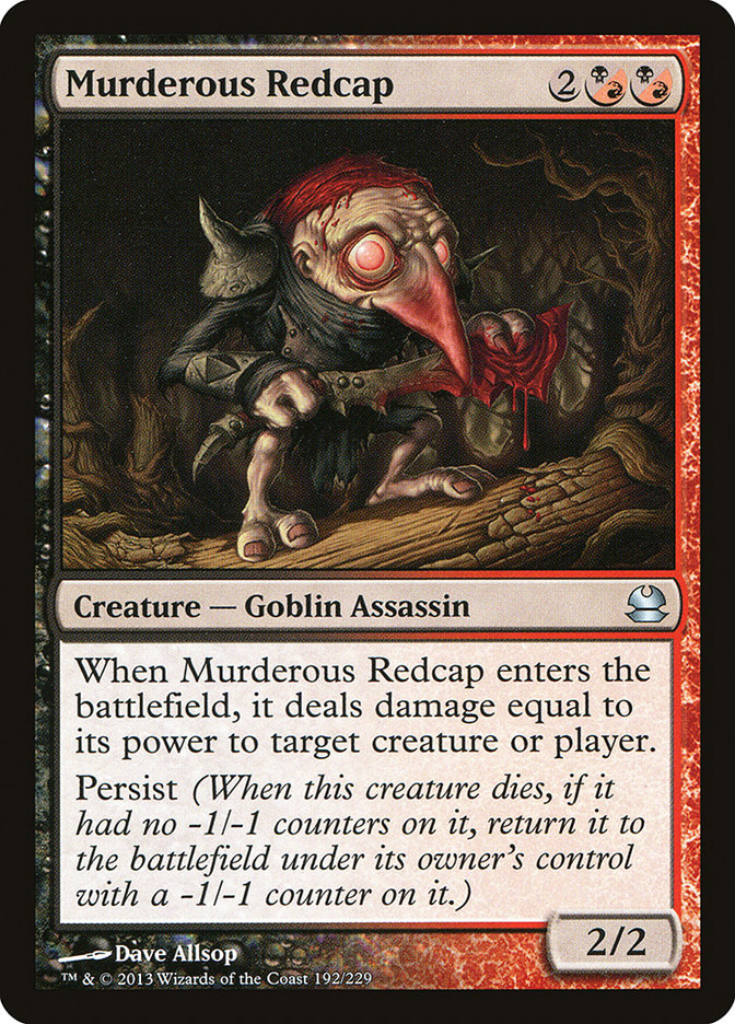 Murderous Redcap [Modern Masters] Magic: The Gathering
