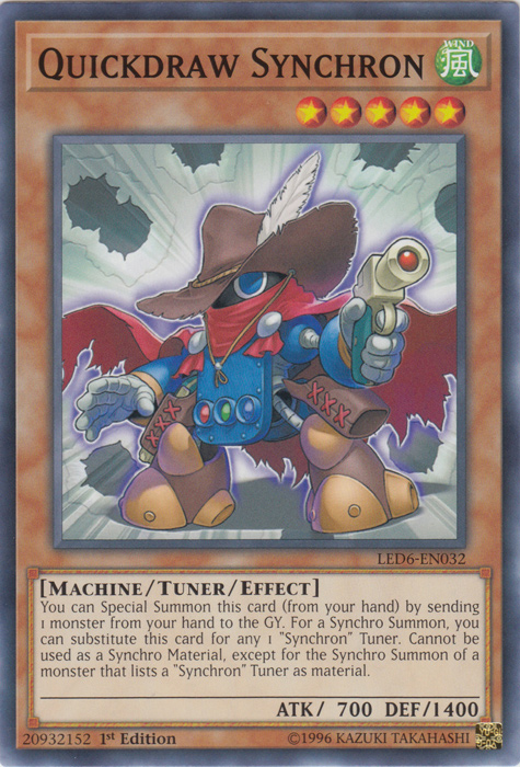 Quickdraw Synchron [LED6-EN032] Common Yu-Gi-Oh!