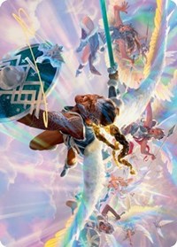 Starnheim Unleashed Art Card (Gold-Stamped Signature) [Kaldheim Art Series] Magic: The Gathering