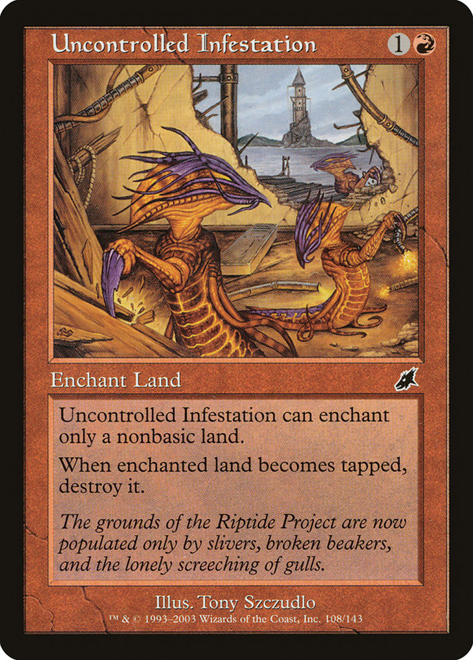 Uncontrolled Infestation [Scourge] Magic: The Gathering