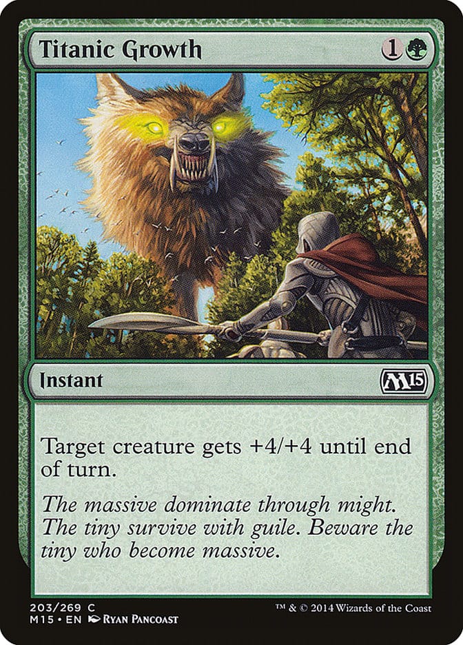 Titanic Growth [Magic 2015] Magic: The Gathering