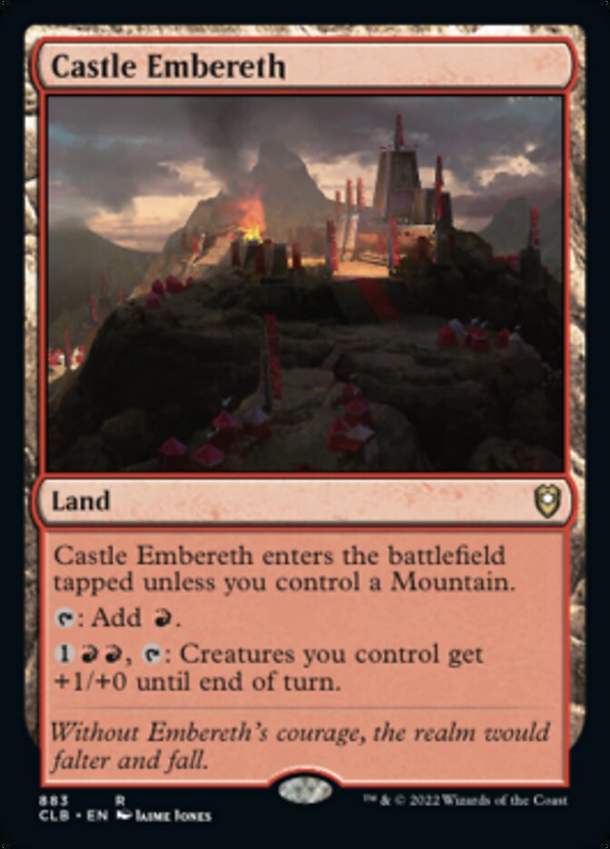 Castle Embereth [Commander Legends: Battle for Baldur's Gate] Magic: The Gathering