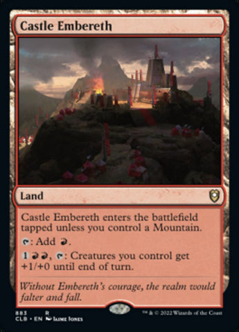 Castle Embereth [Commander Legends: Battle for Baldur's Gate] Magic: The Gathering