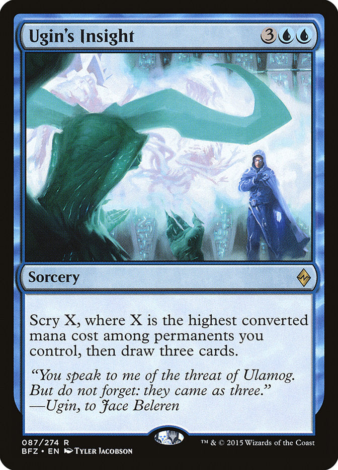 Ugin's Insight [Battle for Zendikar] Magic: The Gathering