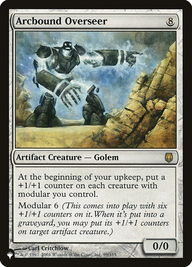 Arcbound Overseer [The List] Magic: The Gathering