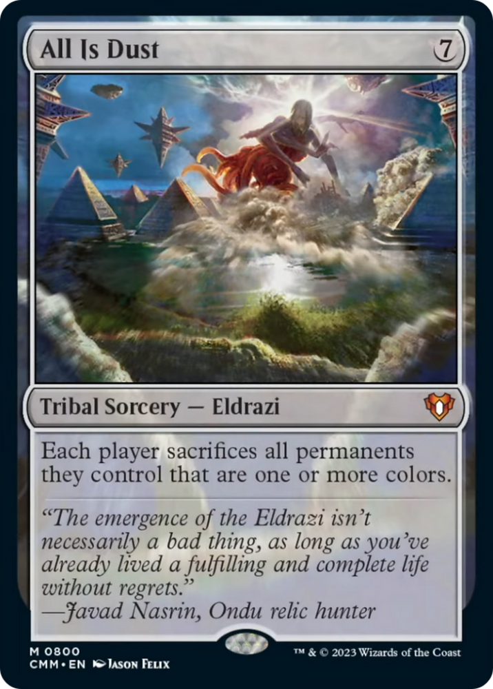 All Is Dust [Commander Masters] Magic: The Gathering