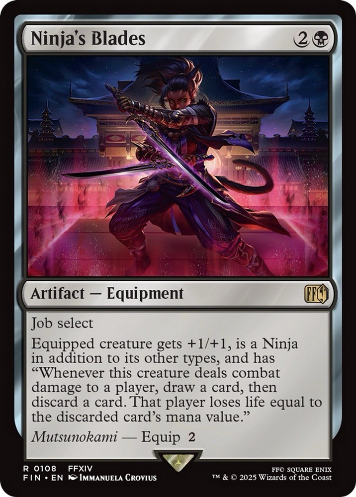 Ninja's Blades [FINAL FANTASY] Magic: The Gathering