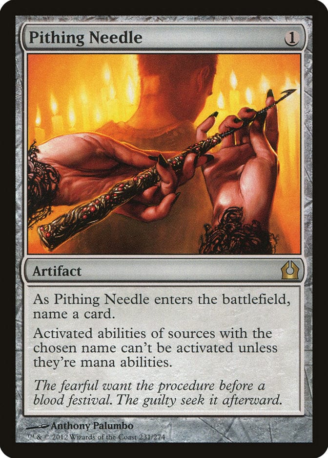 Pithing Needle [Return to Ravnica] Magic: The Gathering