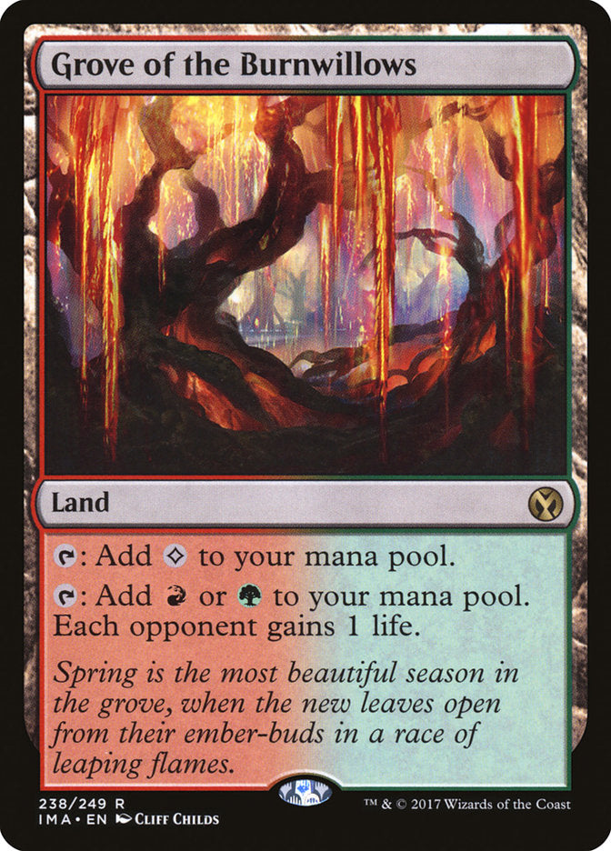 Grove of the Burnwillows [Iconic Masters] Magic: The Gathering