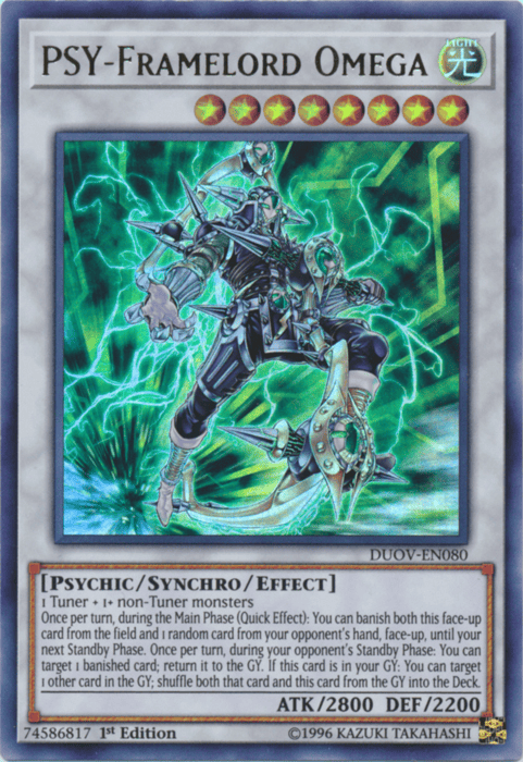 PSY-Framelord Omega [DUOV-EN080] Ultra Rare - Yugioh Cards For Your TCG Needs!