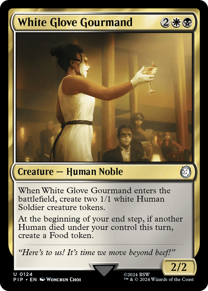White Glove Gourmand [Fallout] Magic: The Gathering