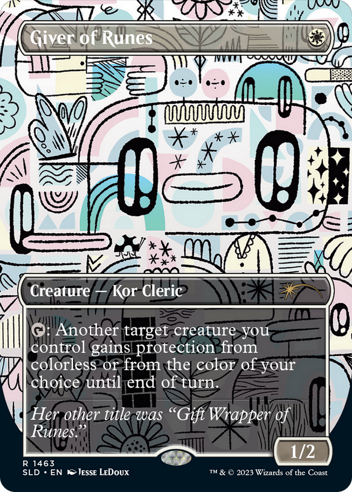 Giver of Runes (Rainbow Foil) [Secret Lair Drop Series] Magic: The Gathering