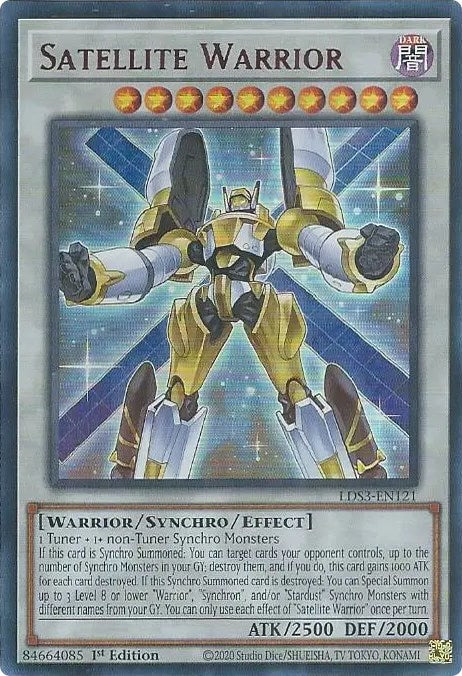 Satellite Warrior (Red) [LDS3-EN121] Ultra Rare - Yugioh Cards For Your TCG Needs!