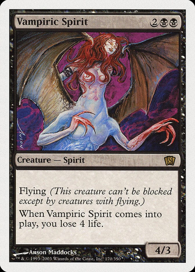 Vampiric Spirit [Eighth Edition] Magic: The Gathering