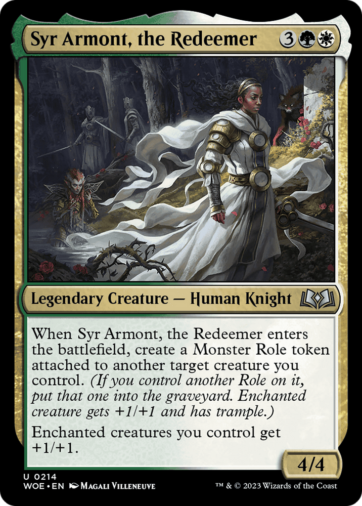 Syr Armont, the Redeemer [Wilds of Eldraine] Magic: The Gathering