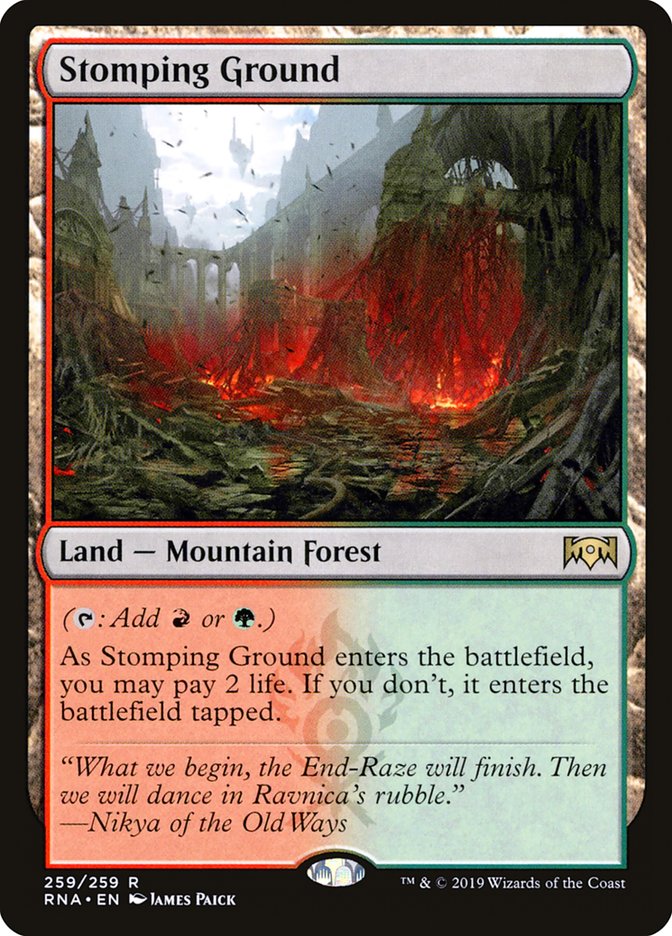 Stomping Ground [Ravnica Allegiance] Magic: The Gathering