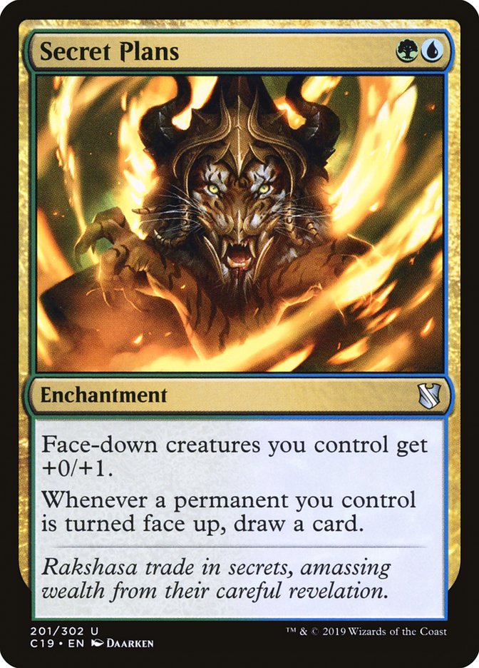 Secret Plans [Commander 2019] Magic: The Gathering