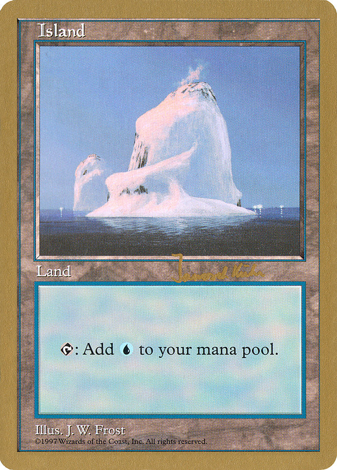 Island (jk437) (Janosch Kuhn) [World Championship Decks 1997] Magic: The Gathering
