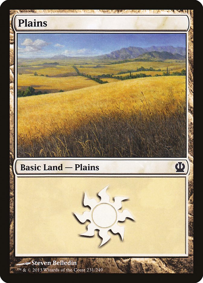 Plains (231) [Theros] Magic: The Gathering