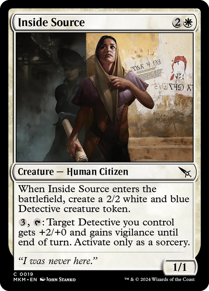 Inside Source [Murders at Karlov Manor] Magic: The Gathering