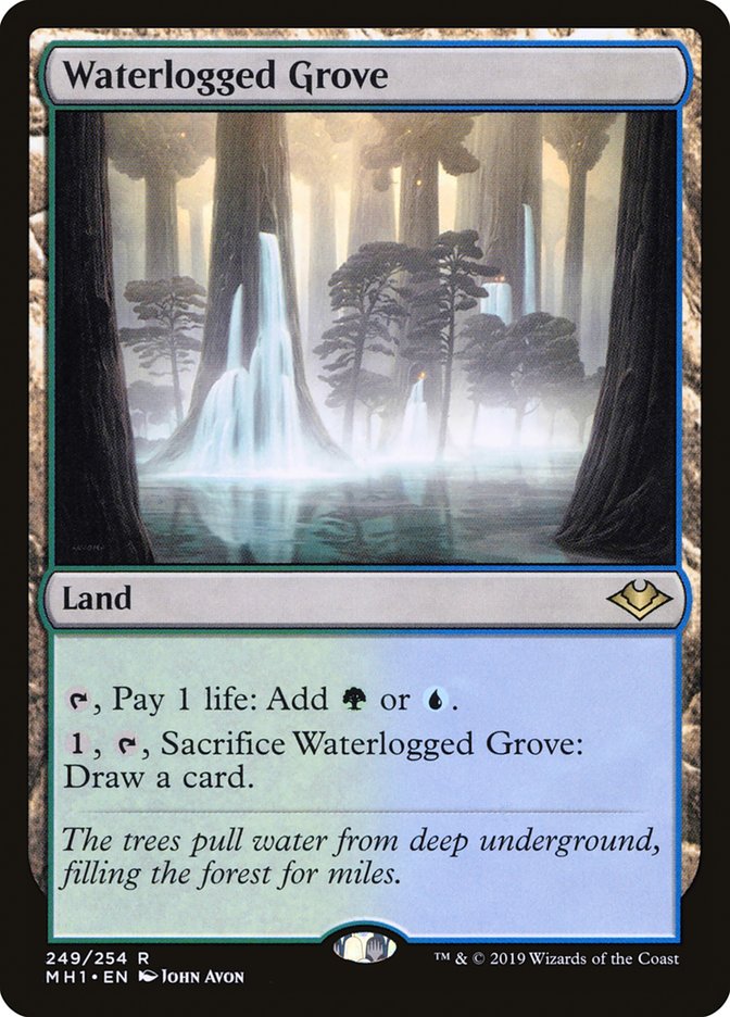 Waterlogged Grove [Modern Horizons] Magic: The Gathering