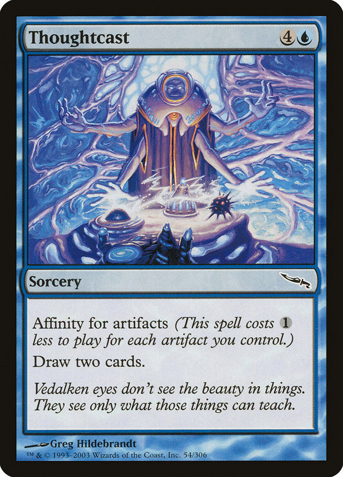 Thoughtcast [Mirrodin] Magic: The Gathering