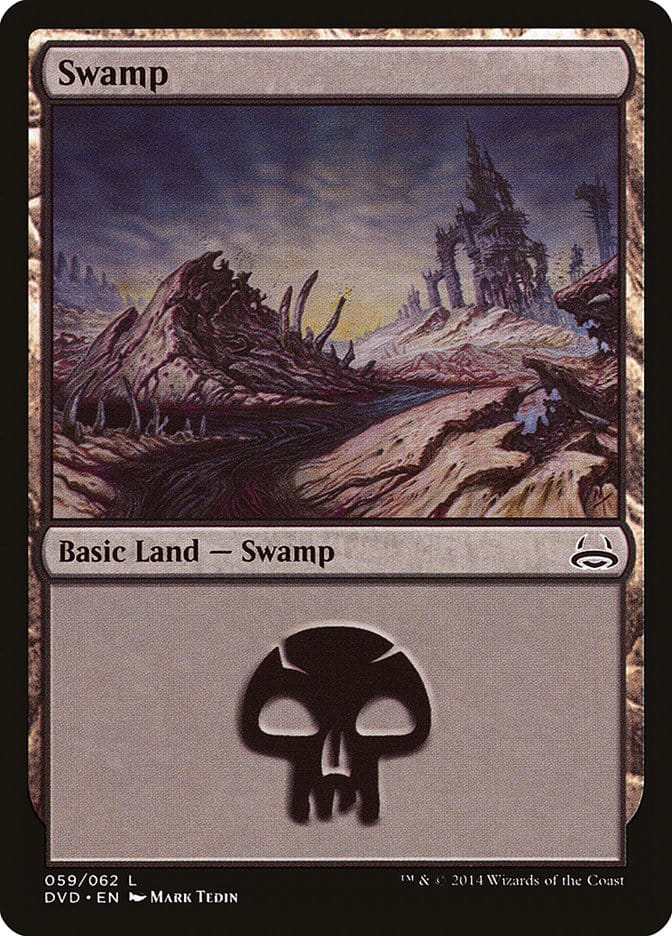 Swamp (59) (Divine vs. Demonic) [Duel Decks Anthology] Magic: The Gathering