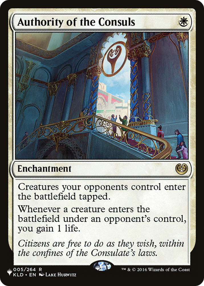 Authority of the Consuls [The List] Magic: The Gathering