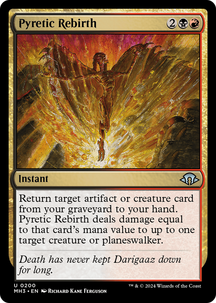 Pyretic Rebirth [Modern Horizons 3] Magic: The Gathering