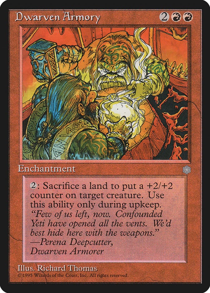Dwarven Armory [Ice Age] Magic: The Gathering