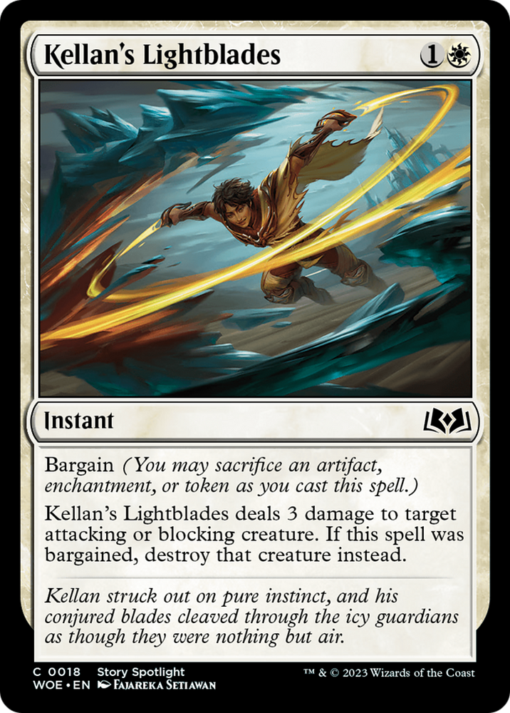 Kellan's Lightblades [Wilds of Eldraine] Magic: The Gathering