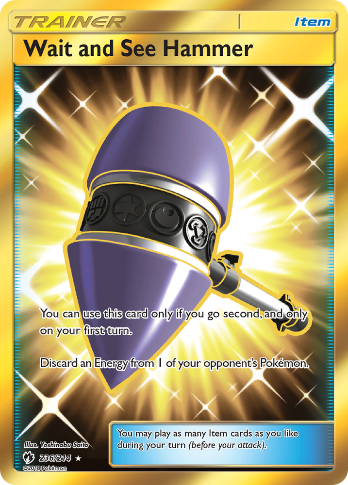 Wait and See Hammer (236/214) [Sun & Moon: Lost Thunder] Pokémon