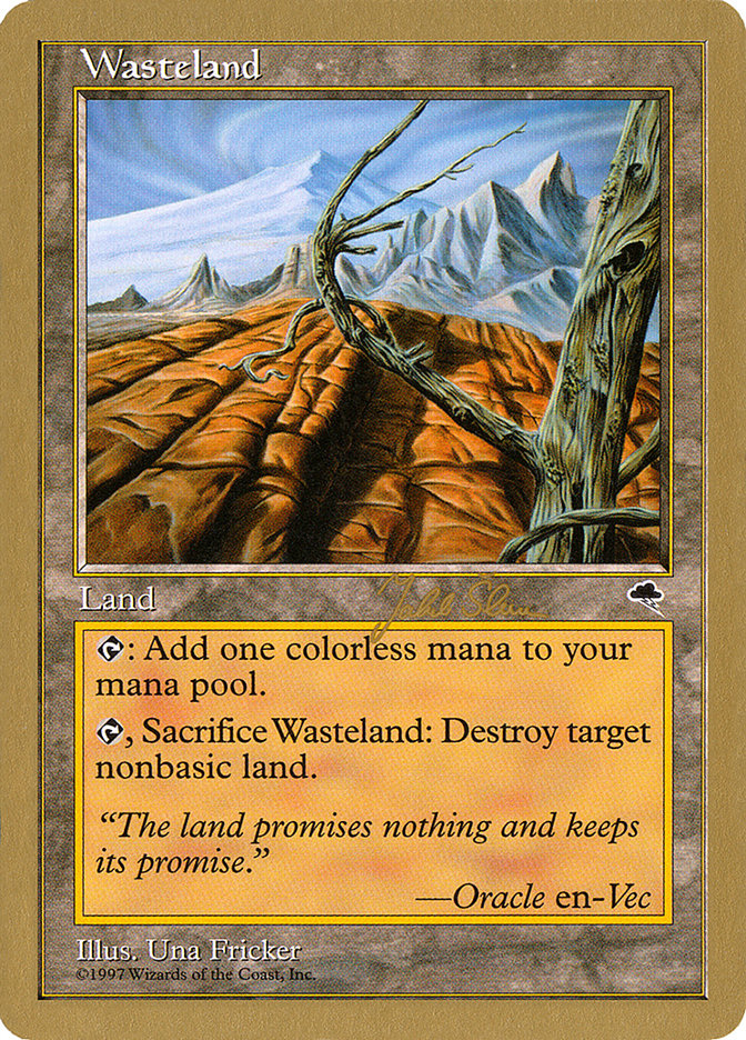 Wasteland (Jakub Slemr) [World Championship Decks 1999] Magic: The Gathering