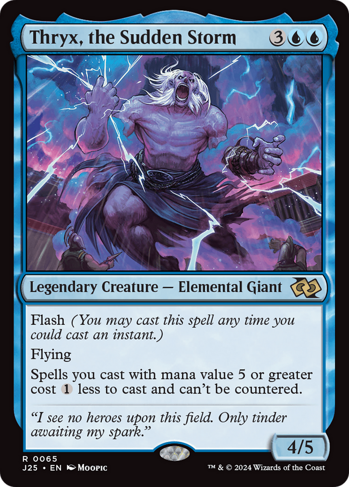 Thryx, the Sudden Storm (Anime) [Foundations Jumpstart] Magic: The Gathering
