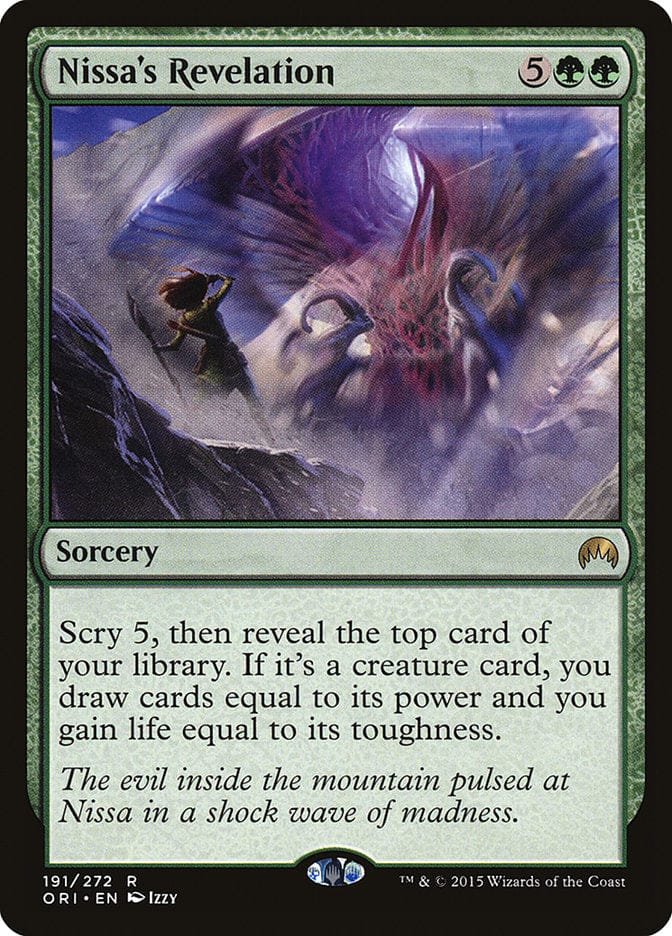 Nissa's Revelation [Magic Origins] Magic: The Gathering