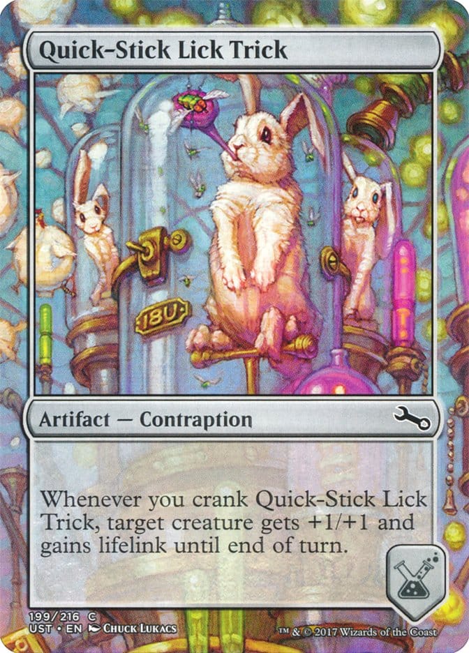 Quick-Stick Lick Trick [Unstable] Magic: The Gathering