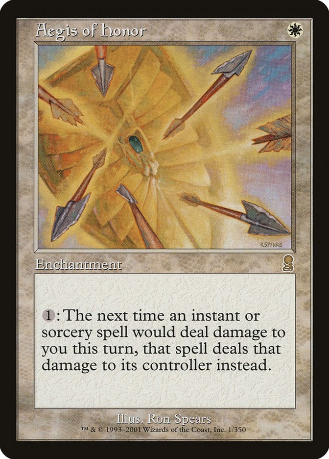 Aegis of Honor [Odyssey] Magic: The Gathering